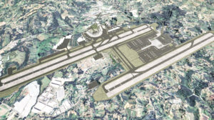 Aspecto que ofrecerá el aeropuerto de Rionegro en 2055.