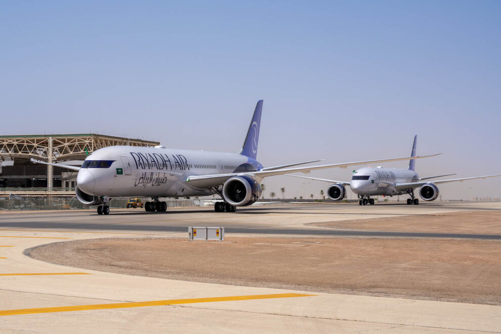 Llegada a Riyadh de los Boeing 787 de Riyadh Air.