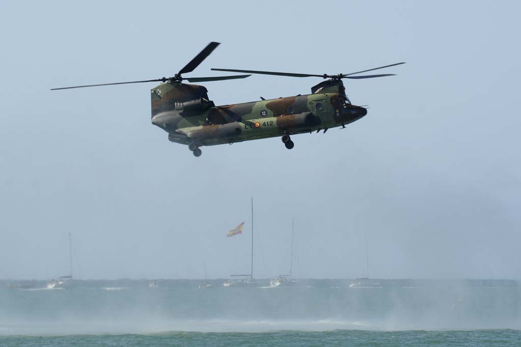 El Chinook es el mayor helicóptero en servicio con las fuerzas armadas españolas.