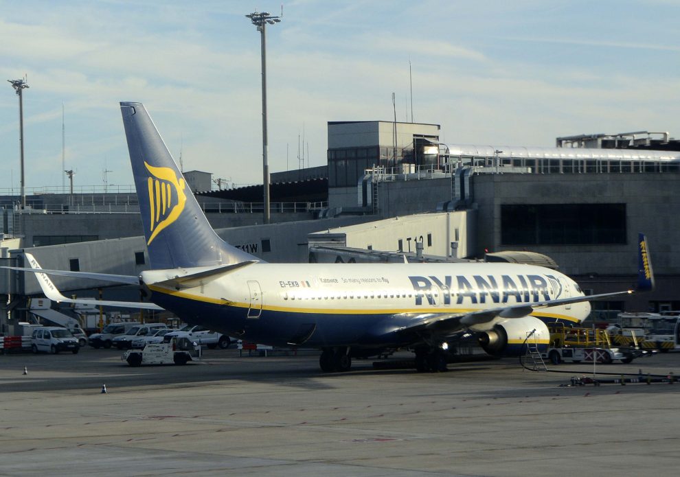 Ryanair ingresa 55 euros por pasajero en el último trimestre.