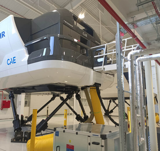 El nuevo centro de formacion de Ryanair en Madrid contará con seis simuladores en 2026.