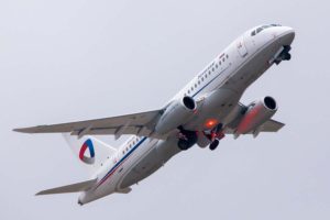 La aerolínea rusa Severstal es la primera usaria del SSJ100 con los nuevs saberlets.