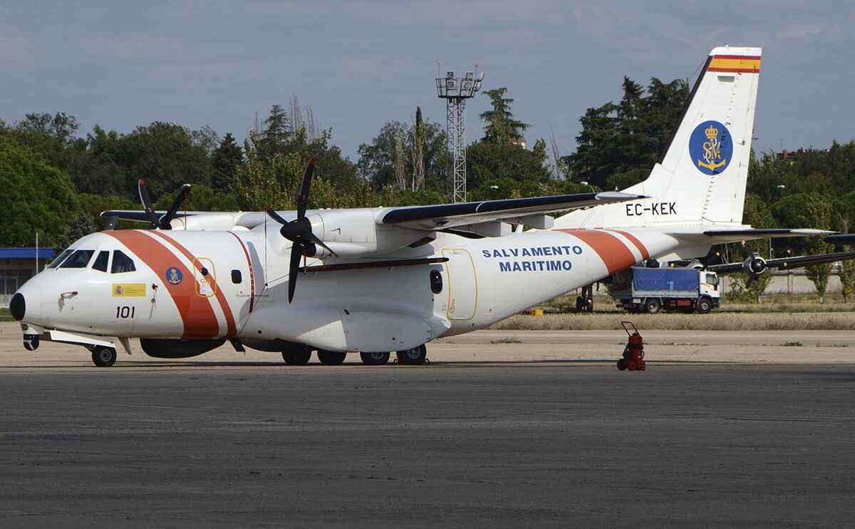 Salvamento MArítimo cuenta con tres CASA CN-235.