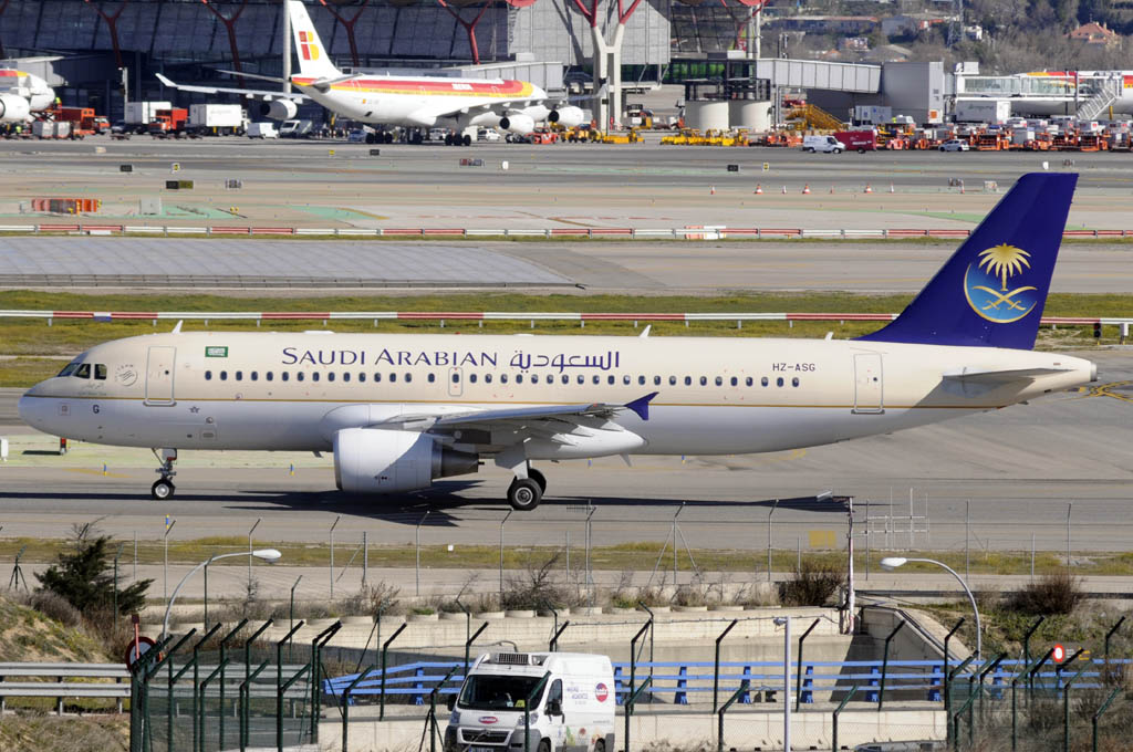 Airbus A320 de Saudi Arabian