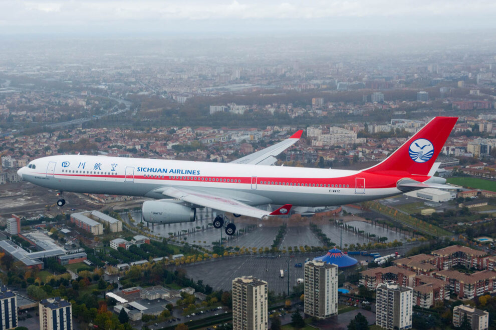 Airbus A330 de Sichuan Airlines.