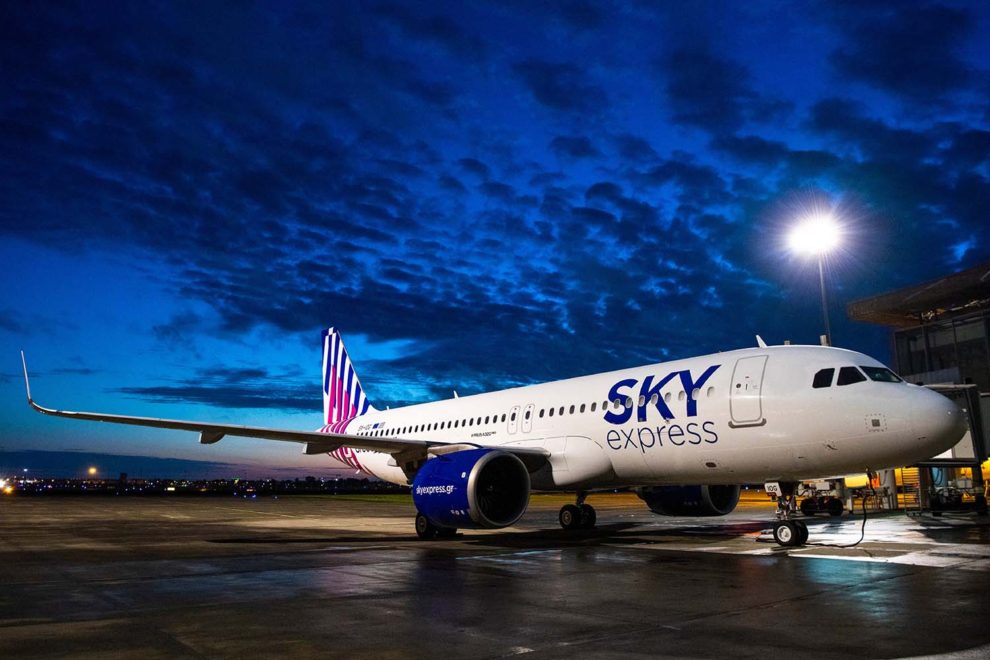 Entre las entregas de Airbus en noviembre ha estado el primer A320neo para la aerolinea griega Sly Express.