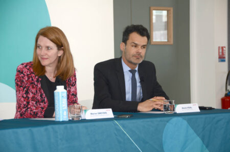 Marion Smeyers y Alexis Vidal de ATR.