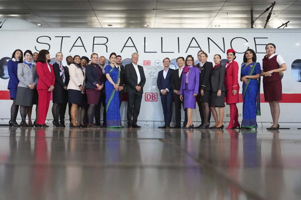 Ceremonia de adhesión de Deutsche Ban a Star Alliance.