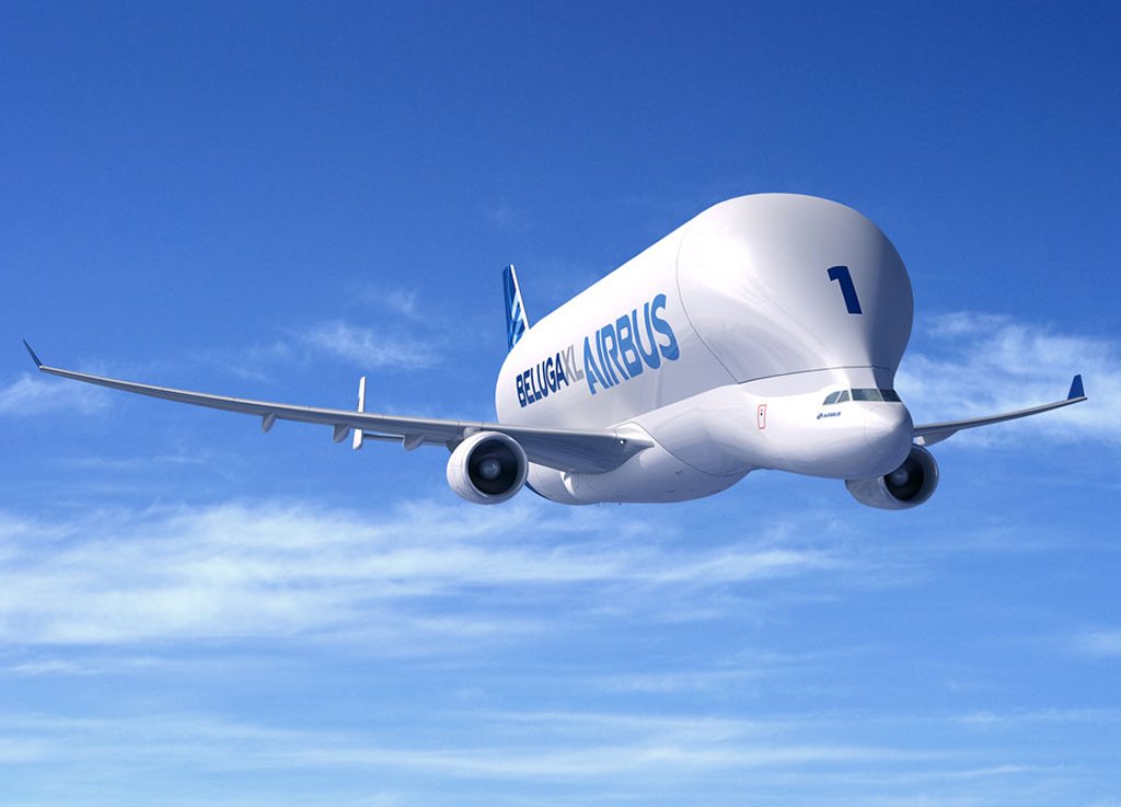Los nuevos Beluga aumentarán de forma importante la capacidad de carga de Airbus para trasladar componentes entre sus factorías.