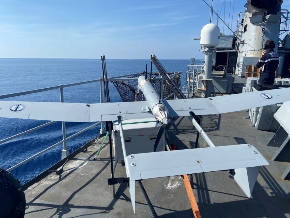 Uno de los drones Aliaca ya en servicio con la Marina francesa.