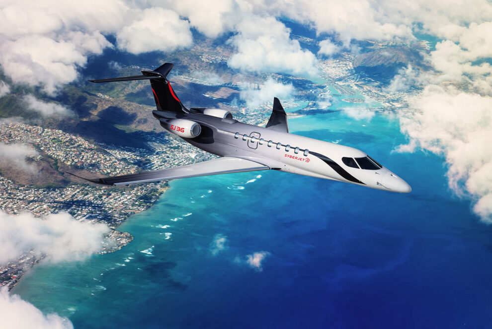 Aspecto exterior del Syberjet SJ36.