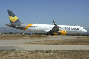 Uno de los Airbus A321 de Thomas Cook Reino Unido.