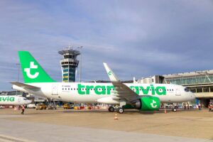 Airbus A320neo de Transavia France con los nuevos colores de la aerolínea.