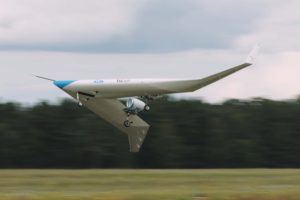 El Flying-V de la Universidad TuDelft y KLM en vuelo.