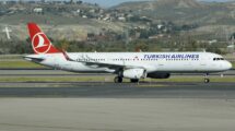 Airbus A321 de Turkish Airlines.