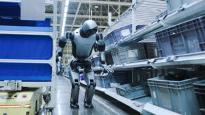 Robot Walker S2 "trabajando" en un centro de almacenaje.