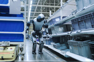 Robot Walker S2 "trabajando" en un centro de almacenaje.