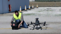 Ensayo de entrega de medicamentos con drones del proyecto U-ELCOME.