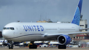 Boeing 767-400ER de United usado en la ruta a Palma de Mallorca.