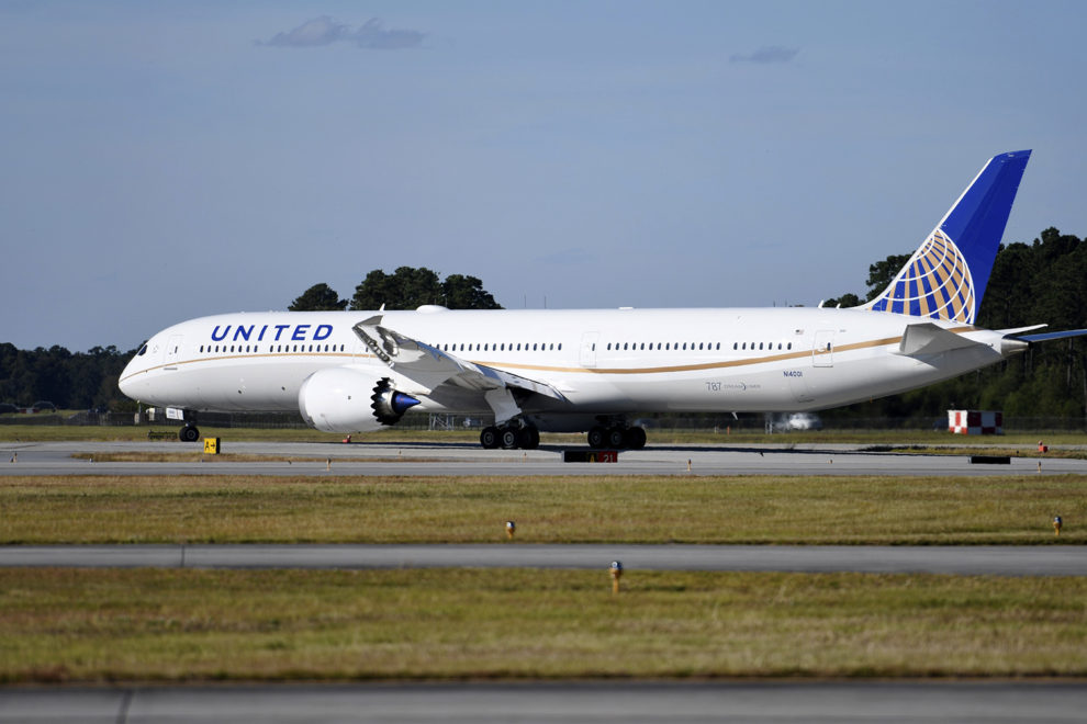 Entre las entregas de Boeing en abril ha estado un B-787-10 a United.