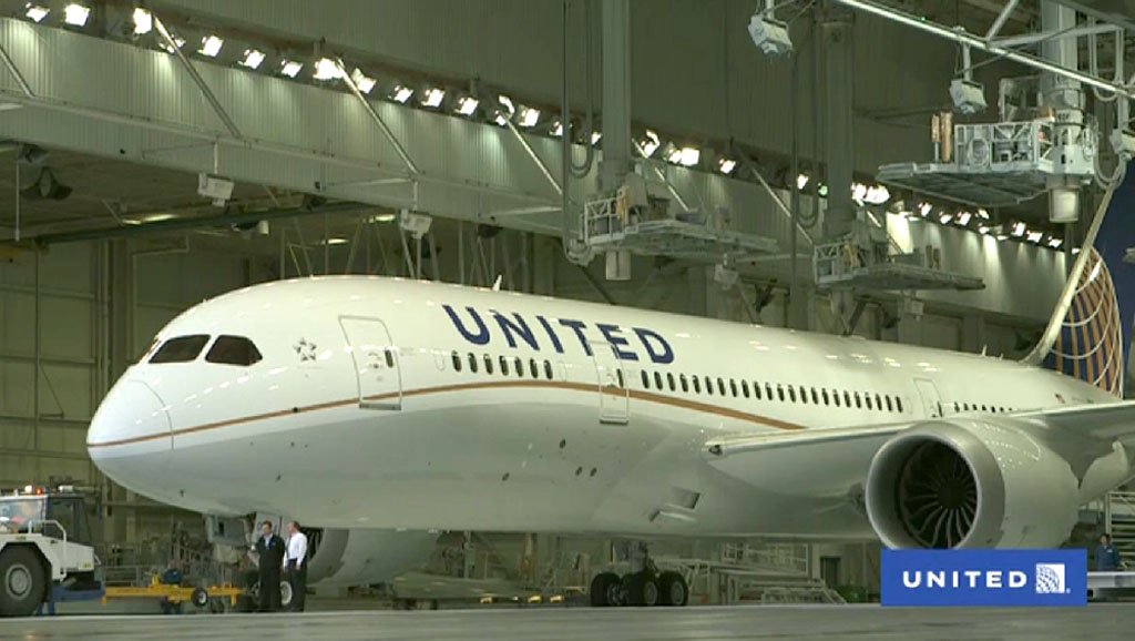 Boeing 787 Dereamliner de United