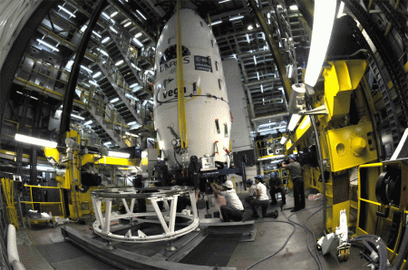 El lanzador Vega lleva en su interior el satélite Xatcobeo