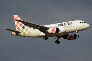 Uno de los 20 Airbus A319 operados este verano por Volotea.