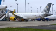 Airbus A320neo EC-NAY en el centro de entregas de Airbus en Toulouse. Es el próximo Airbus A320neo que recibirá Vueling.