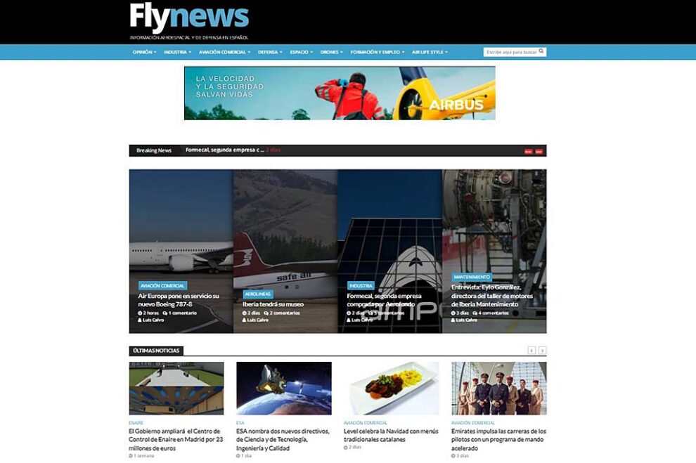 Web de Fly News.