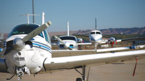 Flota de la escuela de pilotos Adventia.