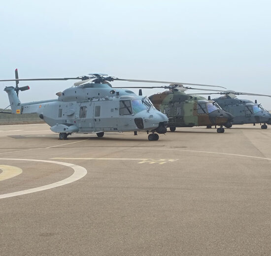 Defensa compra repuestos para los NH90 de los tres ejercitos.