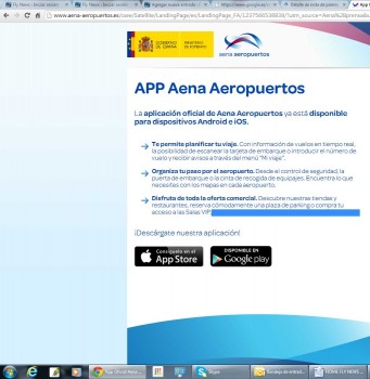 Aena lanza nueva app con información en tiempo real