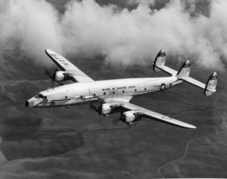 El Constellation se utilizó como avión de transporte del Ejército durante la II Guerra Mundial.