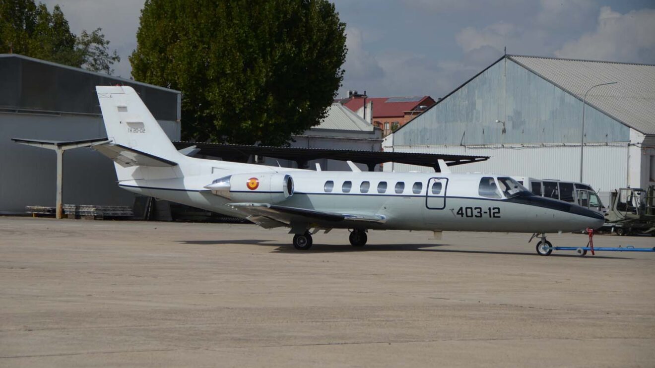 Tras la baja de sus dos CN-235, el 403 Escuadrón ha quedado con tres Cessna Citation II.