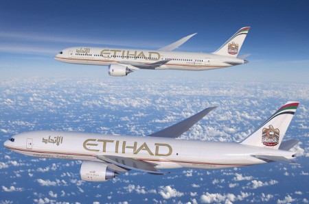 Boeing 777F y B-787-9 de Etihad