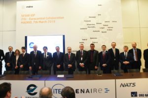 Firma en el World ATM Congress del acuerdo entre Eurocontrol e iTEC.