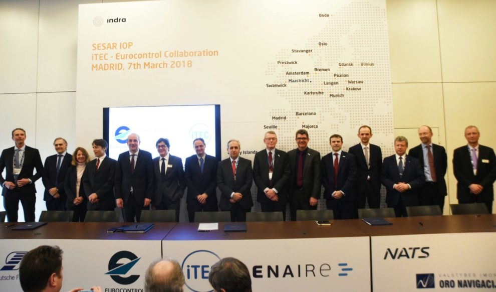 Firma en el World ATM Congress del acuerdo entre Eurocontrol e iTEC.