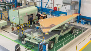 Producción de alas para el Eurofighter en la factoría de Airbus en Getafe.