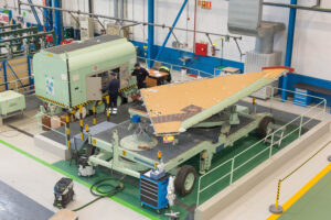 Producción de alas para el Eurofighter en la factoría de Airbus en Getafe.