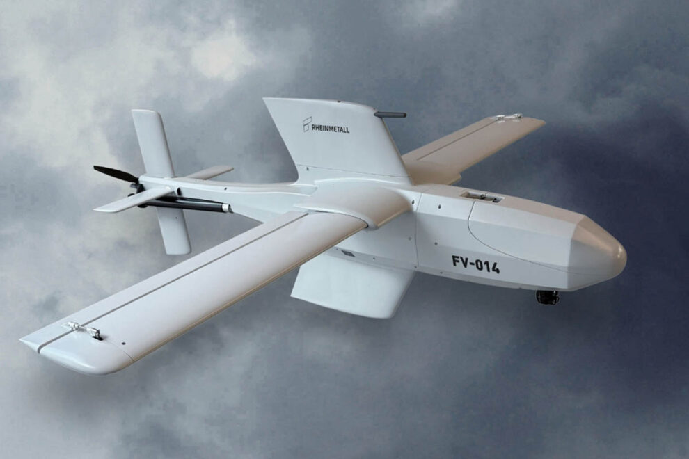Dron suicida/munición merodeadora Rheinmeall FV-104.