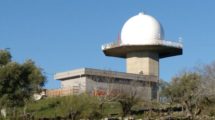 Instalaciones del nuevo radar de Enaire en Cancho Blanco.