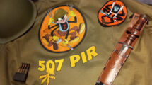 Ejemplo de una cazadora decorada por roberttldww2art.