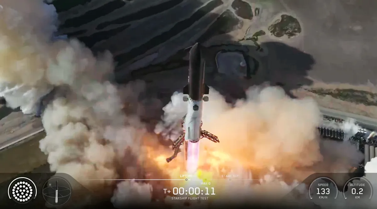 SpaceX prueba Starship V3: despliegue exitoso de satélites y fallos en el aterrizaje del propulsor